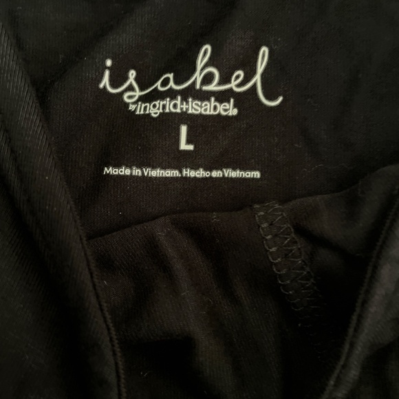 Ingrid + Isabel Black maternity romper - Picture 4 of 5